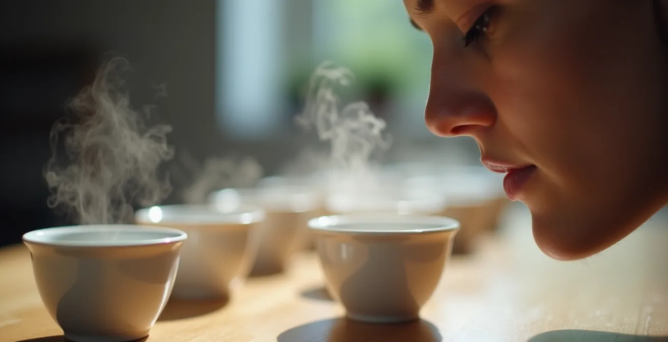 Dégustation comparative de différents profils aromatiques du café